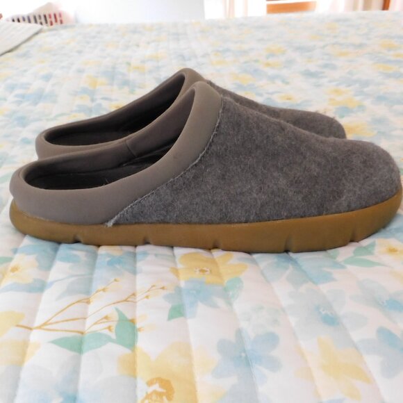 KALSO Earth Dayo Wool Felt Negative Heel Mules - Grey EU 42 US 11 - Picture 1 of 8